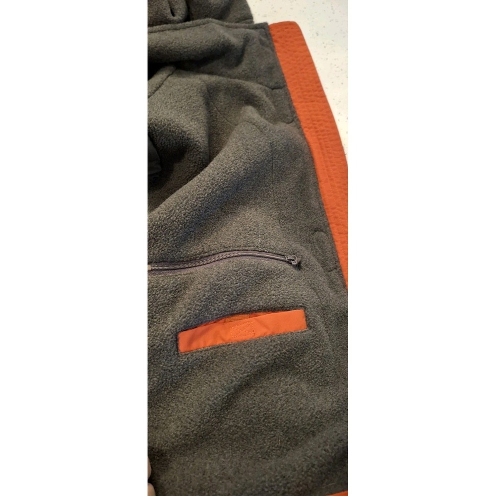 Lands' End AirCore 200 Orange Fleece Lined Women's Hooded Parka 1X (16-18) EUC - Picture 9 of 11